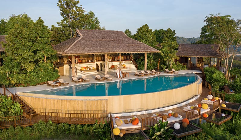 Six Senses Yao Noi-Yao Noi Thailand sunrise breakfast at The Hilltop